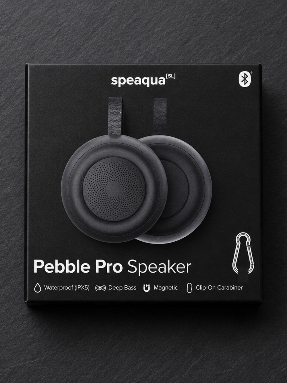 Aqua Pebble Pro Speaker - Black